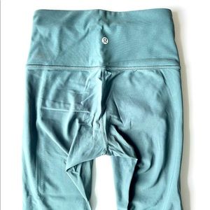 Lululemon Mid-Length Sea Green Leggings 23”